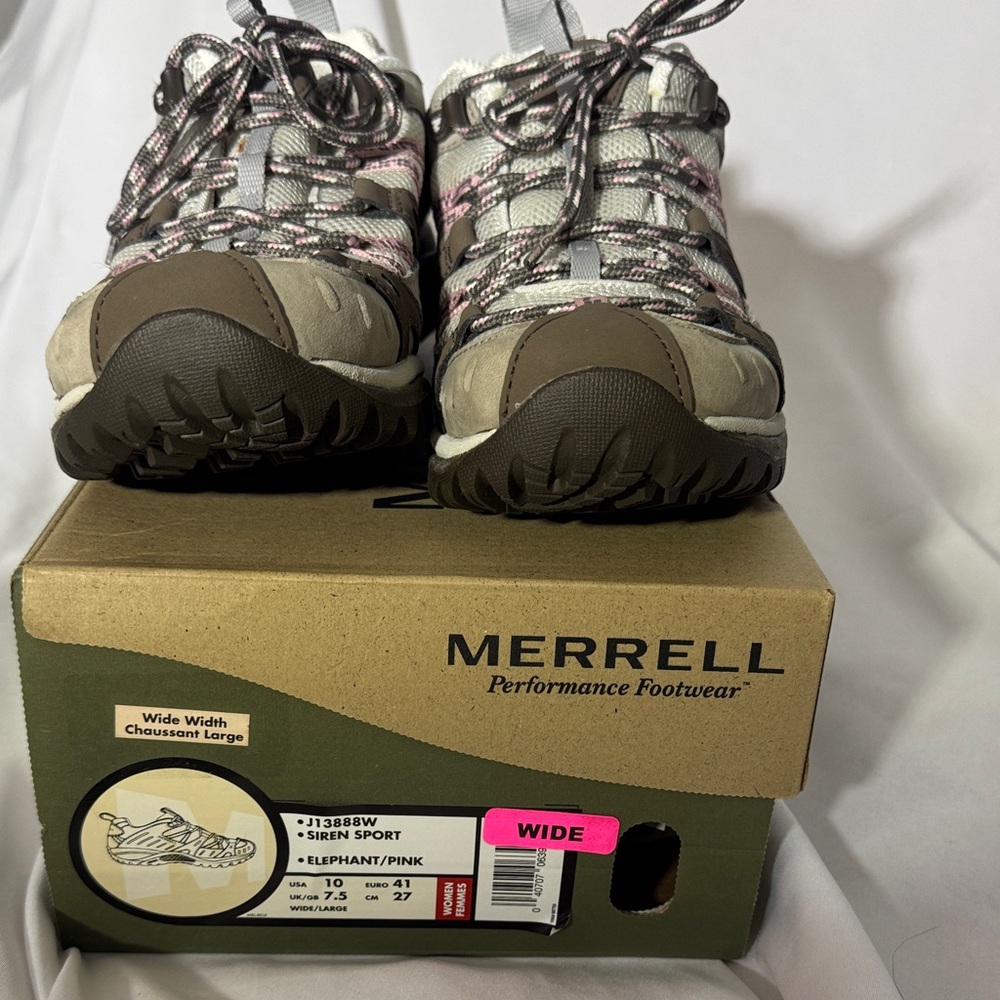 NEW Merrell Siren Sport Hiking Shoes - 10 wide